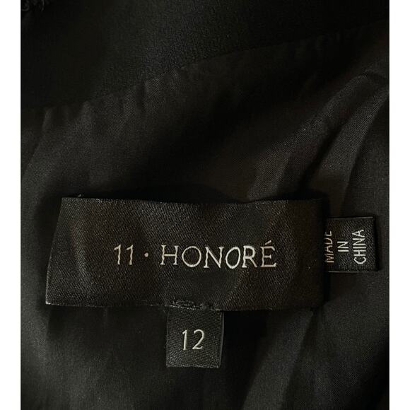 11 Honore dress black Adeline One shoulder size 12 - Picture 6 of 8
